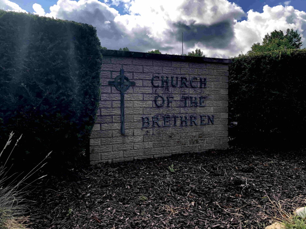 Buckeye Road Brick Sign - Painesville Church of the Brethren